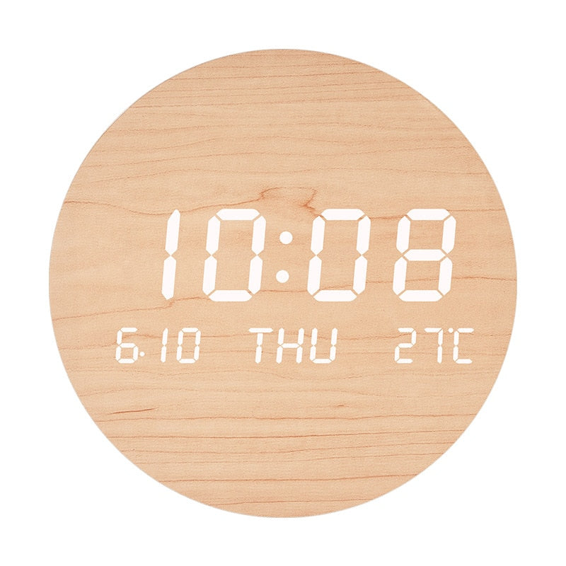 Home Living Room Decor Led Wall Clock Creative Bedroom Silent Clock Nordic Style Fashion Wall Watch Wall Decoration Table Clocks