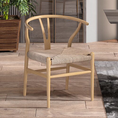 Comfortable Rattan Dining Chairs Metal Cushions Mobile Wooden Deign Chairs Living Room Balcony Muebles Para El Hogar Patio Chair