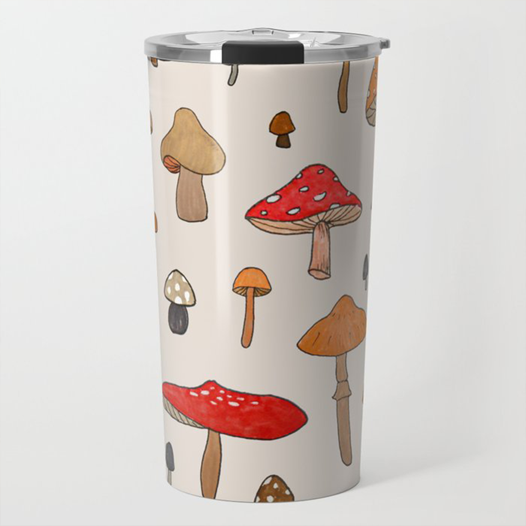 Mushroom Travel Mug